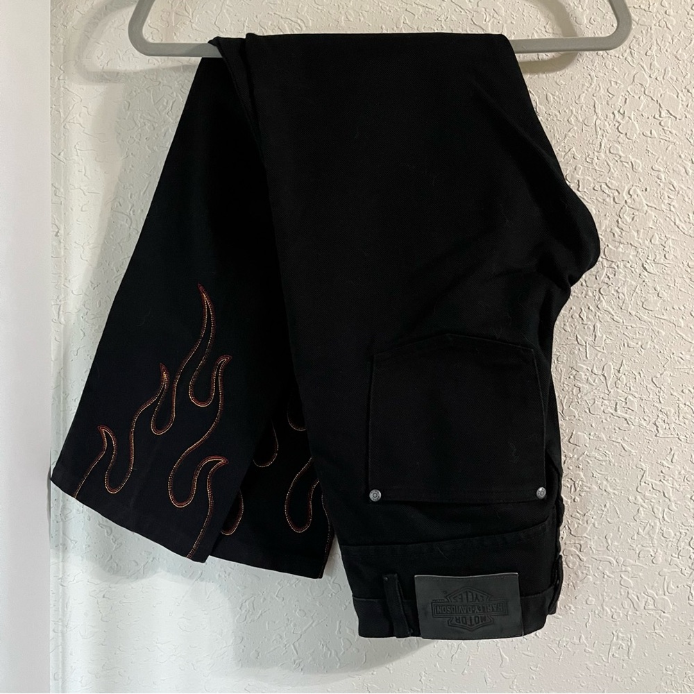 Vintage 80’s Harley Davidson Flame Jeans